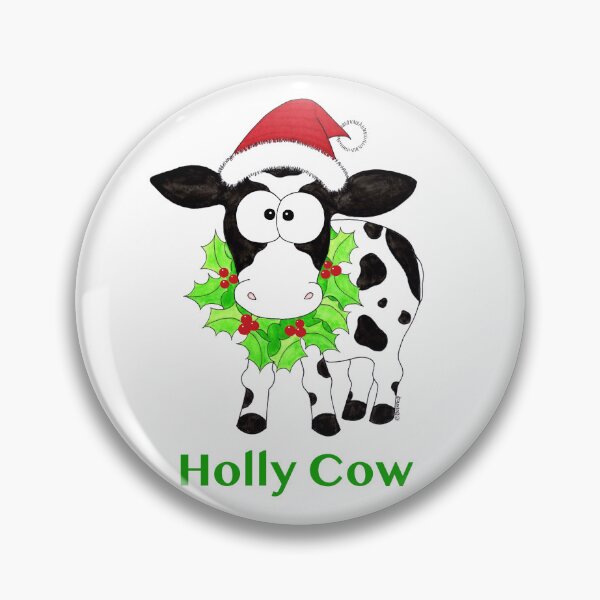 Item preview, Christmas Holly Cow designed and sold by Belknap.