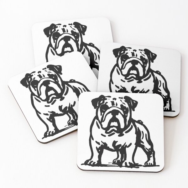 Item preview, Stick Figure of a bulldog designed and sold by welshdesigns.