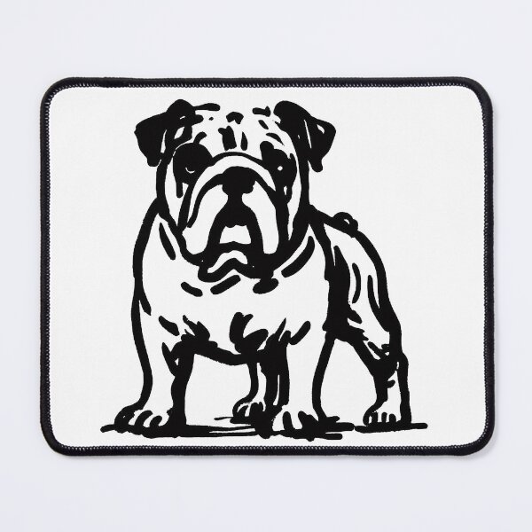Item preview, Stick Figure of a bulldog designed and sold by welshdesigns.