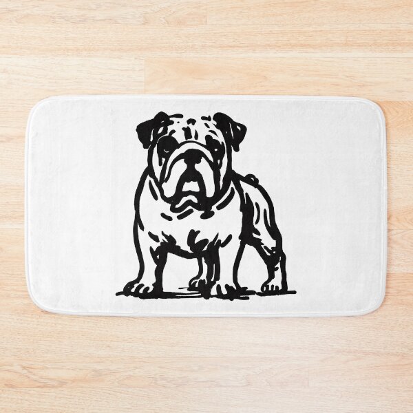 Item preview, Stick Figure of a bulldog designed and sold by welshdesigns.