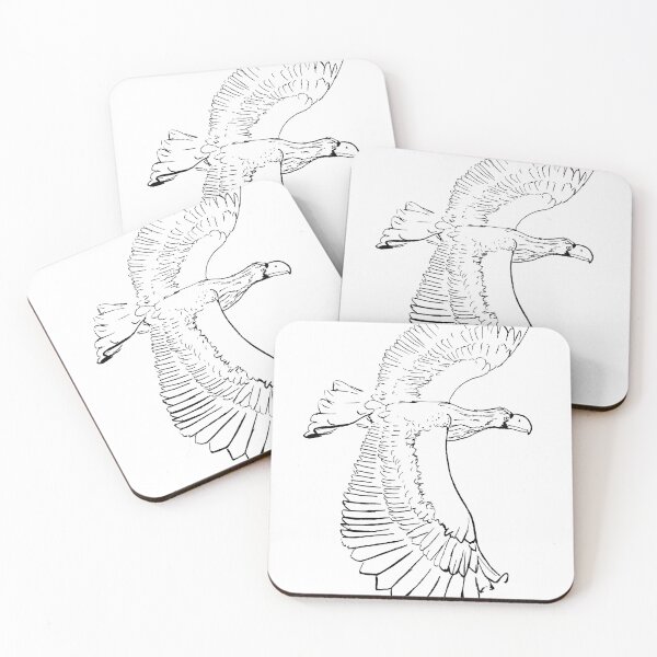 Item preview, Stellar's Sea Eagle Line Drawing designed and sold by Kirsten Dennis.