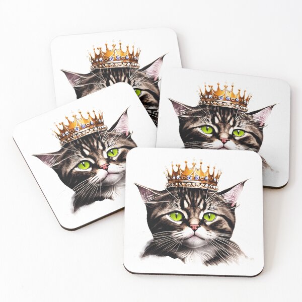 Item preview, Cute cat with a crown  designed and sold by WHDProduction45.