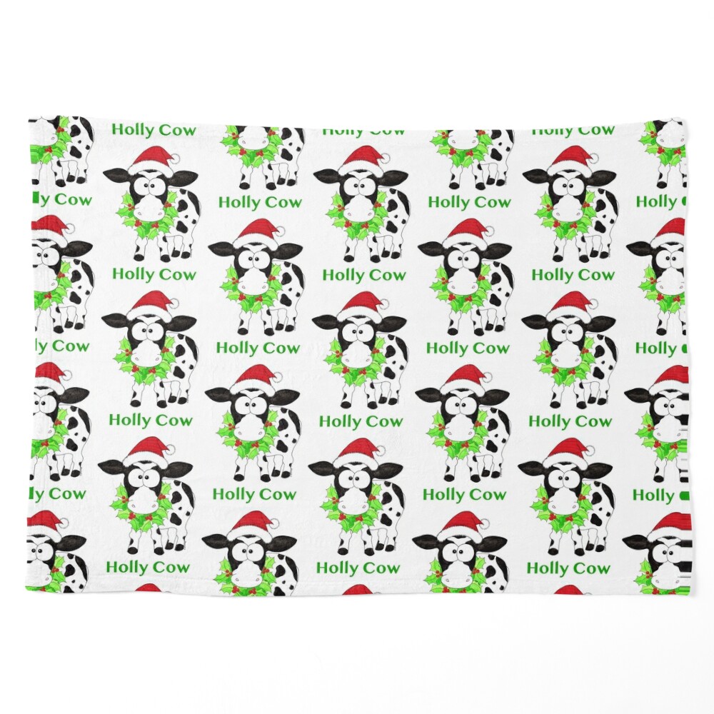 Baby Cow Christmas Pattern Wrapping Paper