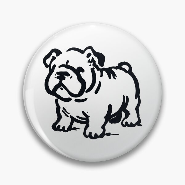 Item preview, Stick Figure of a bulldog designed and sold by welshdesigns.