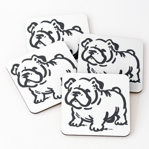 Item preview, Stick Figure of a bulldog designed and sold by welshdesigns.