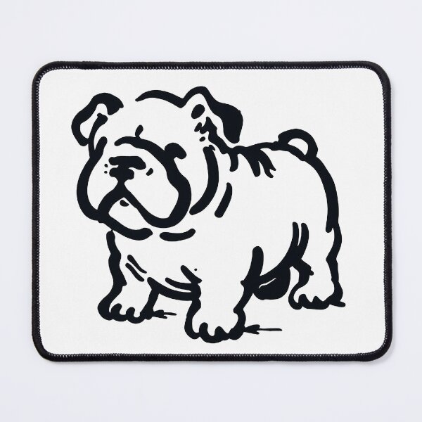 Item preview, Stick Figure of a bulldog designed and sold by welshdesigns.