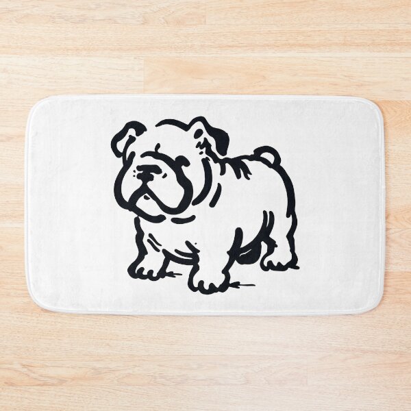 Item preview, Stick Figure of a bulldog designed and sold by welshdesigns.