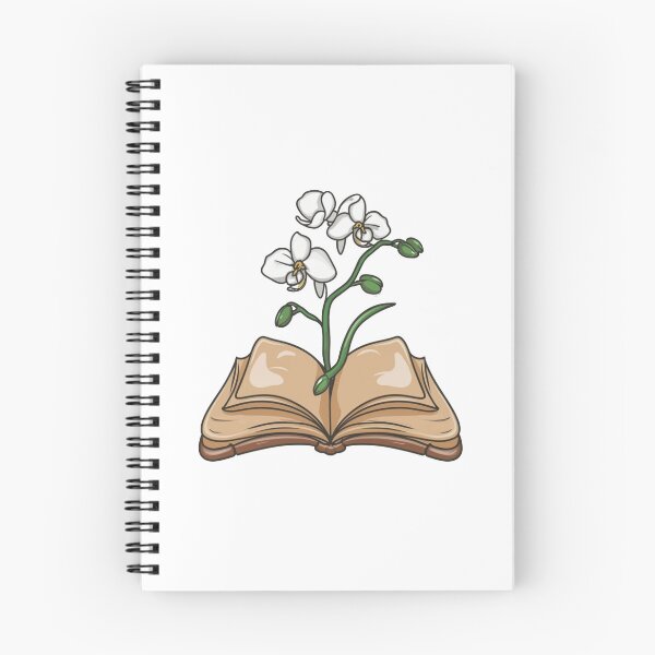Item preview, Flowers Growing From Book | Three beautiful white orchid flowers designed and sold by CircinusStore.
