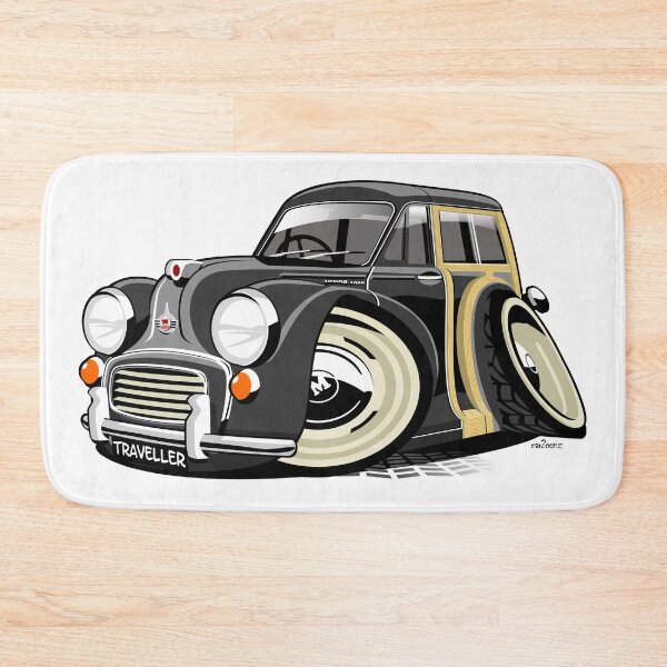 Item preview, Morris Minor Traveller caricature - Black designed and sold by car2oonz.
