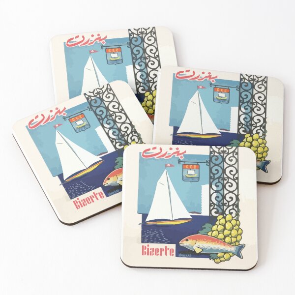 Item preview, Vintage Poster - Bizerte, Tunisia. designed and sold by rasjebel.