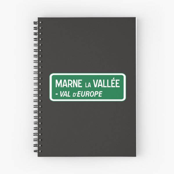 Item preview, Marne-la-Vallée and Val d'europe - Paris, France - Road Sign designed and sold by magicaldlp.