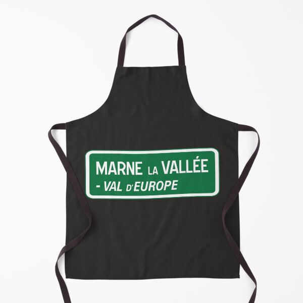 Item preview, Marne-la-Vallée and Val d'europe - Paris, France - Road Sign designed and sold by magicaldlp.