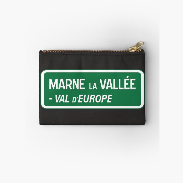 Item preview, Marne-la-Vallée and Val d'europe - Paris, France - Road Sign designed and sold by magicaldlp.