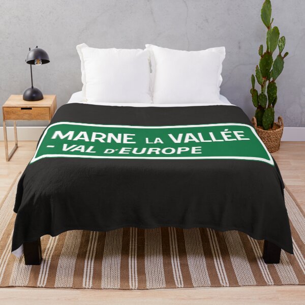 Item preview, Marne-la-Vallée and Val d'europe - Paris, France - Road Sign designed and sold by magicaldlp.