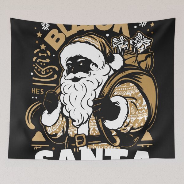 Item preview, Black Santa  designed and sold by KitonicTees.