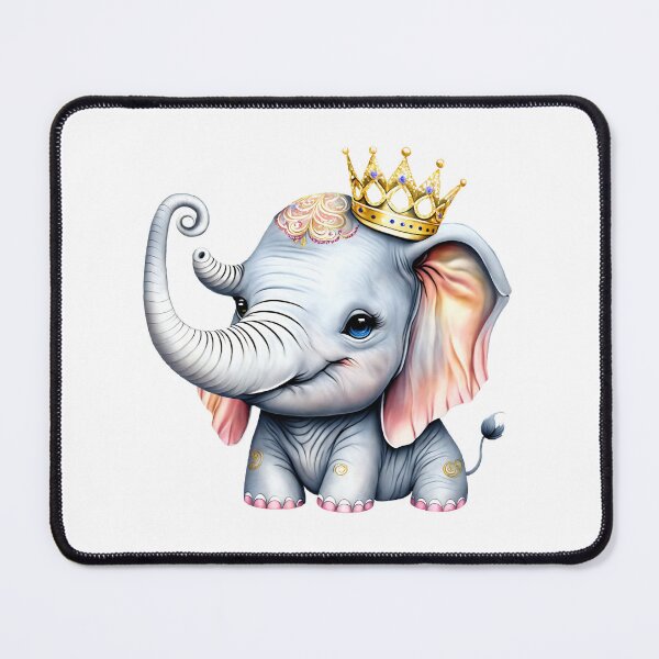 Item preview, Princess Elephant with a crown designed and sold by WHDProduction45.