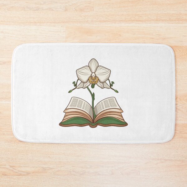 Item preview, Flowers Growing From Book | A beautiful white Orchid designed and sold by CircinusStore.