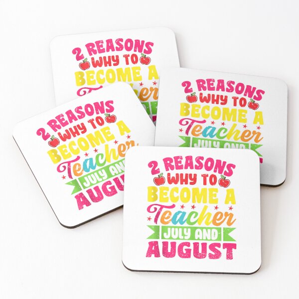 Item preview, 2 Reasons Why To Become A Teacher designed and sold by Foryoubroshirt.