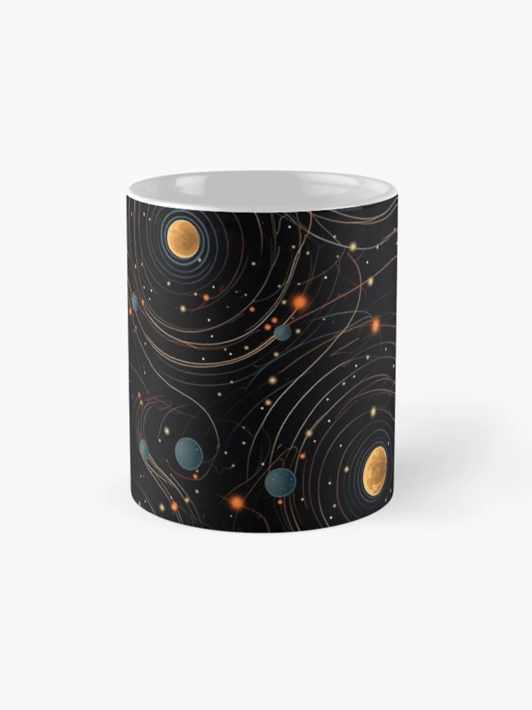 Thumbnail 4 of 6, Coffee Mug, Interstellar Pattern designed and sold by SideSignal.