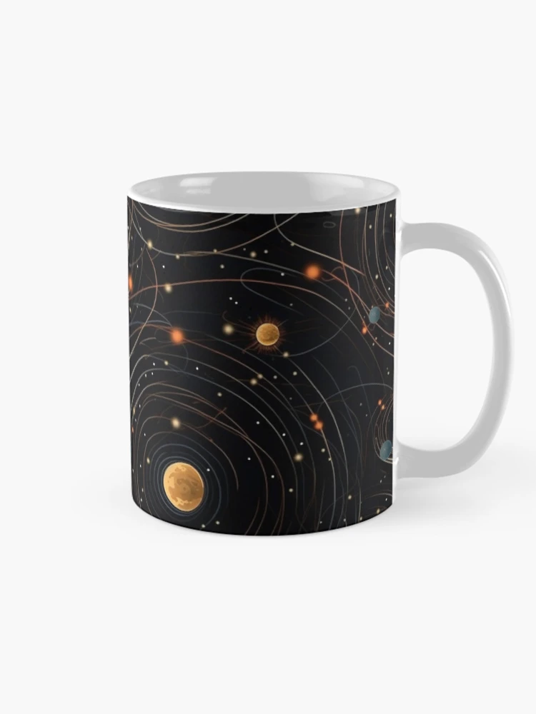 Thumbnail 3 of 6, Coffee Mug, Interstellar Pattern designed and sold by SideSignal.