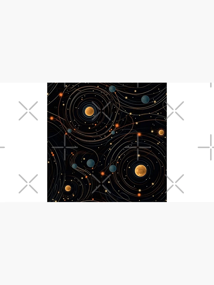 Thumbnail 3 of 3, Cap, Interstellar Pattern designed and sold by SideSignal.