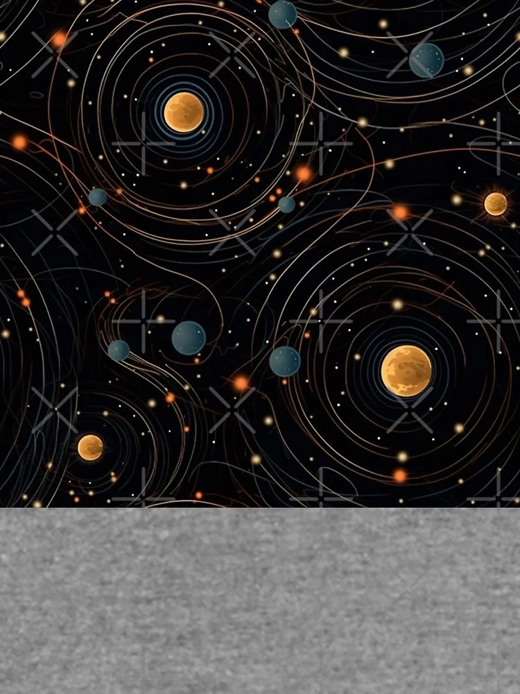 Thumbnail 6 of 6, Lightweight Sweatshirt, Interstellar Pattern designed and sold by SideSignal.