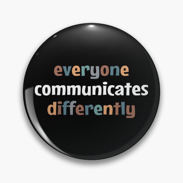 Item preview, Everyone Communicates Differently - Autism awareness designed and sold by MOONINSPIRATION.