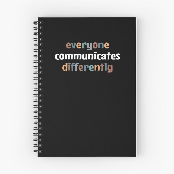Item preview, Everyone Communicates Differently - Autism awareness designed and sold by MOONINSPIRATION.