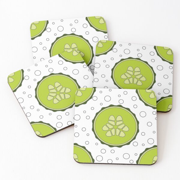 Item preview, Cucumber,funny, vegetable, vegan pattern. designed and sold by My-fake-places.