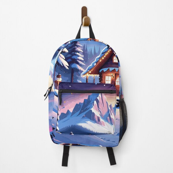 Item preview, Cozy Christmas Cabin Artwork designed and sold by Collision19.