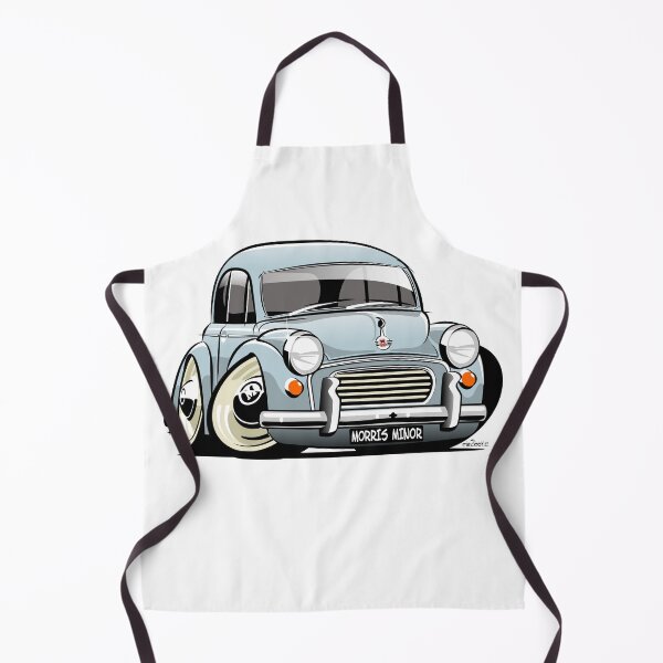 Aperçu de l'œuvre Caricature de berline Morris Minor 1000 - bleu créée et vendue par car2oonz.