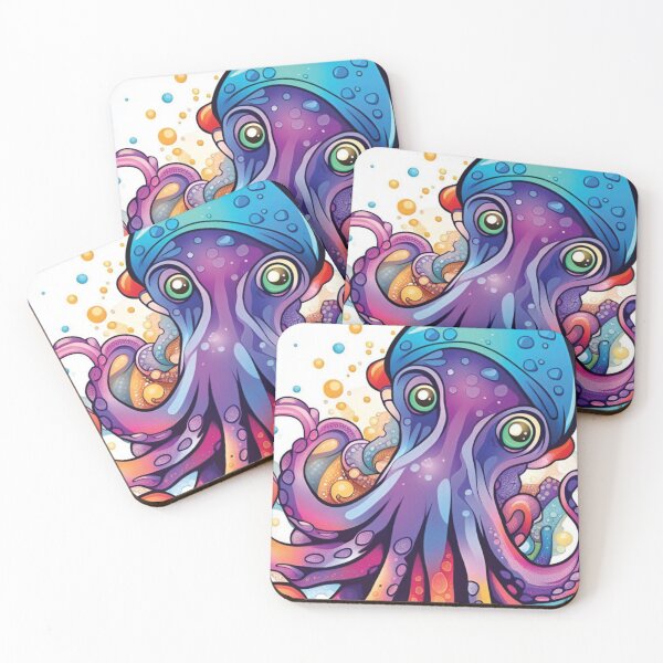 Item preview, Calamares coloridos designed and sold by vfcolagiovanni.