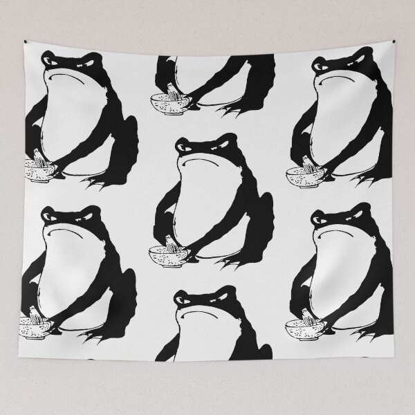 Item preview, Matsumotos Famous Unimpressed Frog Cutout (without red signature) designed and sold by EmeraldeaArt.