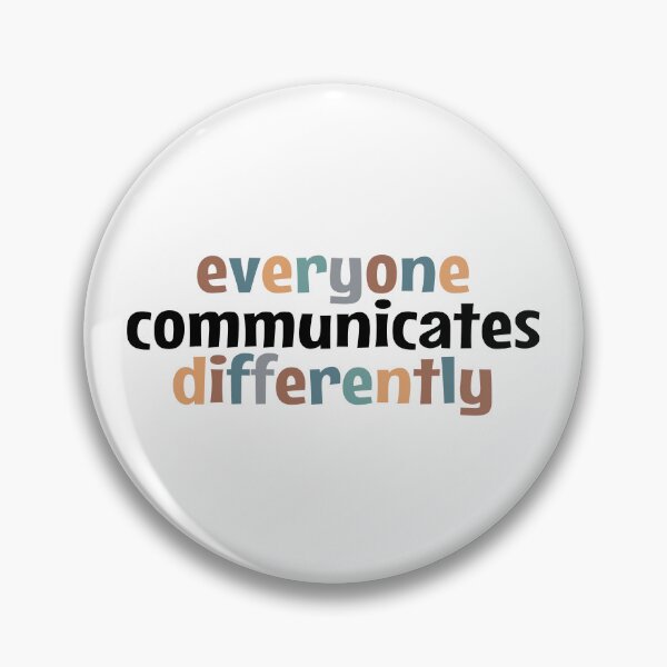 Item preview, Everyone Communicates Differently - Autism awareness designed and sold by MOONINSPIRATION.