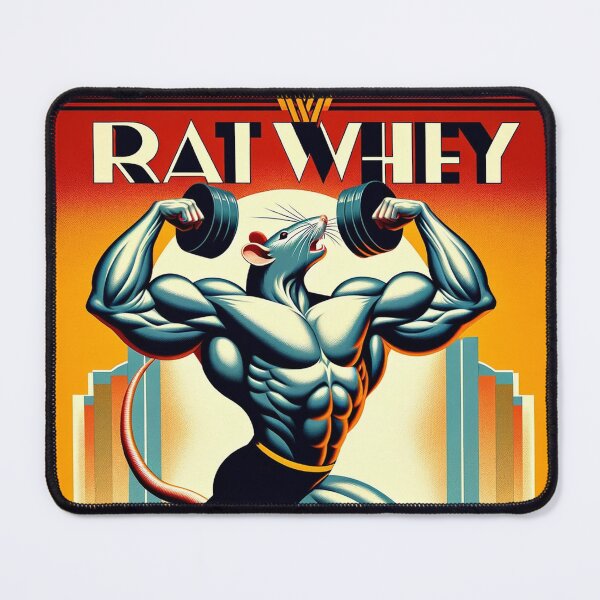 Item preview, Gym Rat Whey designed and sold by CoquerelleStore.