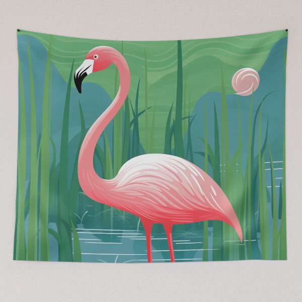 Item preview, Flamingo in Water designed and sold by EnchantArtCo.