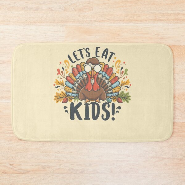 Item preview, Let's Eat Kids, Turkey, and Funny Thanksgiving Antics designed and sold by INK-Creations.