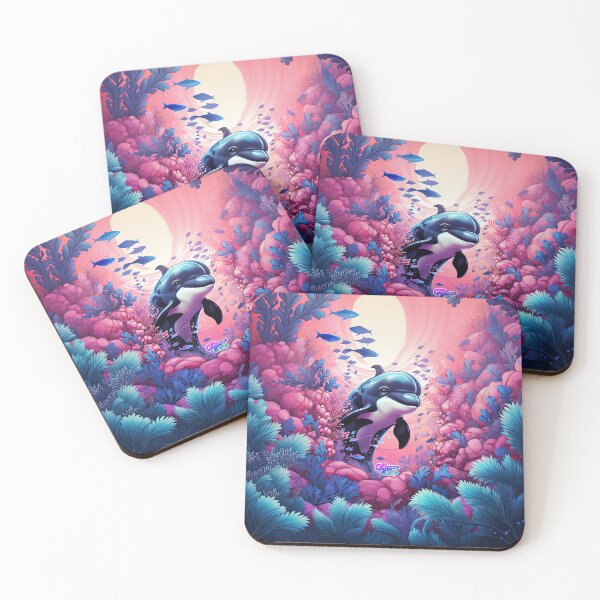 Item preview, Whimsical Y2K Rainbow Killer Whale Collection: Magical Shirts, Stickers, and More! designed and sold by ChromaKins.