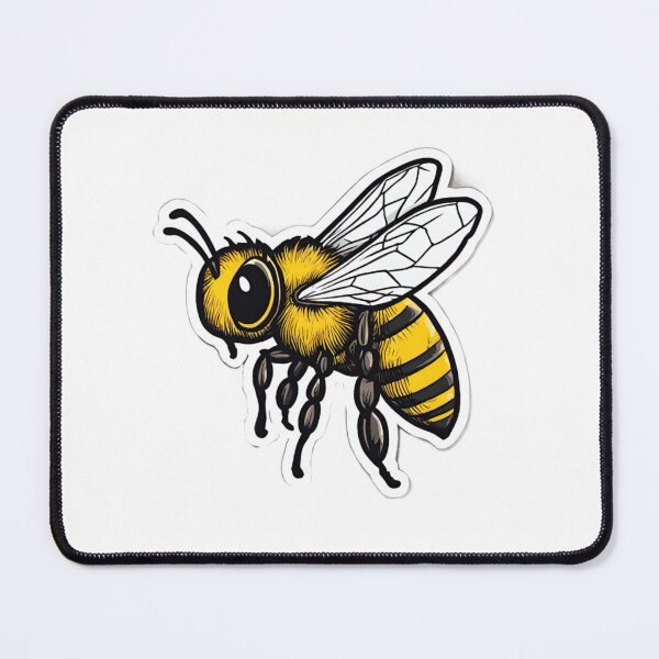 Item preview, Bee flying profile view designed and sold by AliBair.