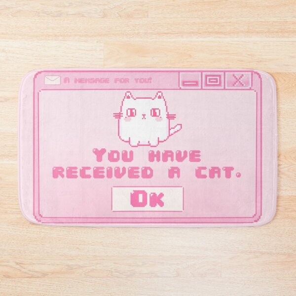 Item preview, Cat pixel art Pink  designed and sold by Puuk.