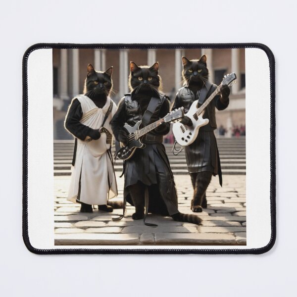 Item preview, Black Cats Rock Band Playing Rock N Roll In Rome designed and sold by NFL-LIVE .