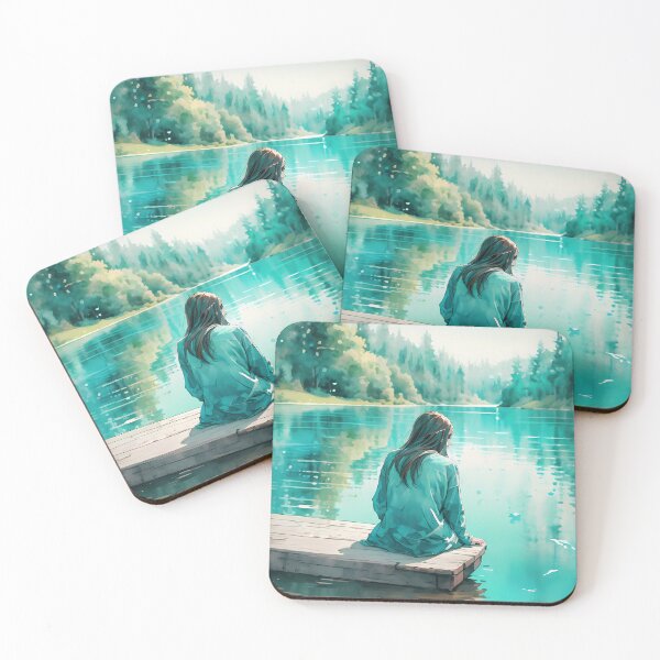 Item preview, Aquatic Poetics: Digital Art that Expresses Grief with Digital Brush Strokes designed and sold by Artedig.