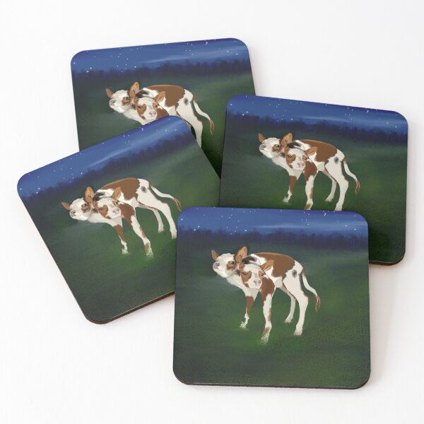 Item preview, Two-Headed Calf designed and sold by PewCat Art.