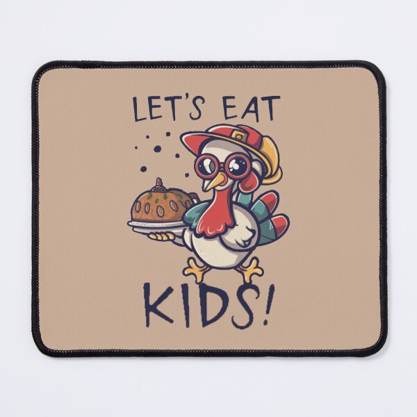 Item preview, Let's Eat, Kids! Turkey Joins the Funny Celebration designed and sold by INK-Creations.