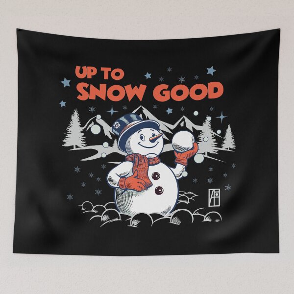 Item preview, Up to Snow Good - Funny Christmas - Happy Holidays - Xmas - Snowman designed and sold by ArtProjectShop.