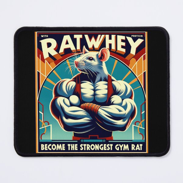 Item preview, Gym Rat Whey designed and sold by CoquerelleStore.