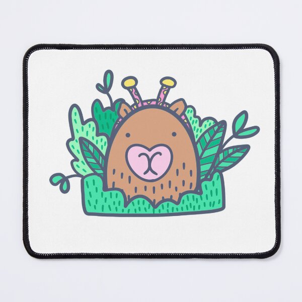 Item preview, Capybara in plants designed and sold by Roses Mond.
