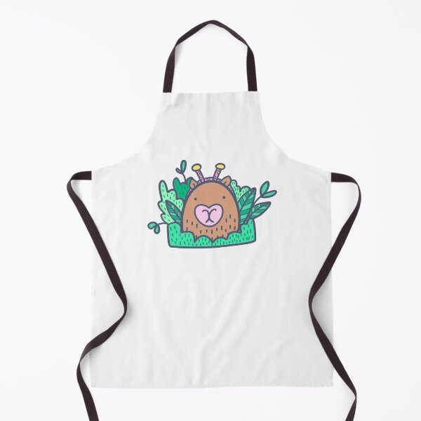 Item preview, Capybara in plants designed and sold by Roses Mond.