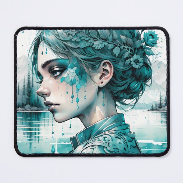 Item preview, Echoes of Silence: Digital Art that Transmits the Deep Sorrow of the Lake designed and sold by Artedig.