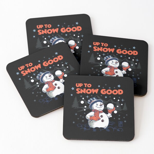 Item preview, Up To Snow Good - Funny Christmas - Happy Holidays - Xmas - Snowman designed and sold by ArtProjectShop.